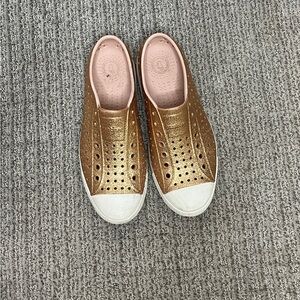 Native Gold Slip-On Sneakers/ Watershoes